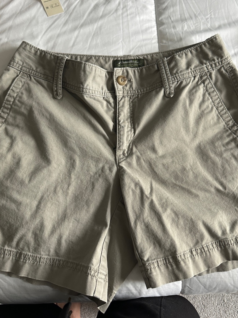 Eddie Bauer Women's Khaki Cotton Shorts